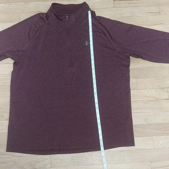 Men's Under Armour Cold Gear Loose Fit Quarter Zip Pullover size 2XL - Picture 7 of 9